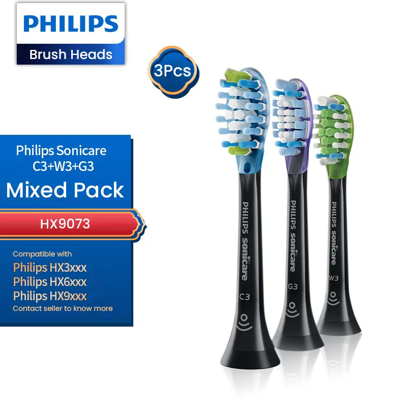 Philips HX2033 Tandenborstel Vervangende Kop DuPont Kleurveranderende borstelharen voor mondreiniging Geschikt voor HX3 HX6 HX9 Serie