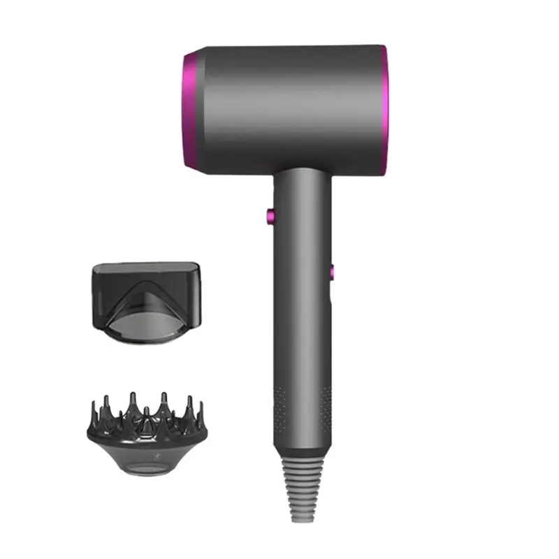 

ABWM-Hair Dryer Household Negative Does Not Hurt Hair High-Power Hot And Cold Air Silent Hair Dryer With Blue Light EU Plug