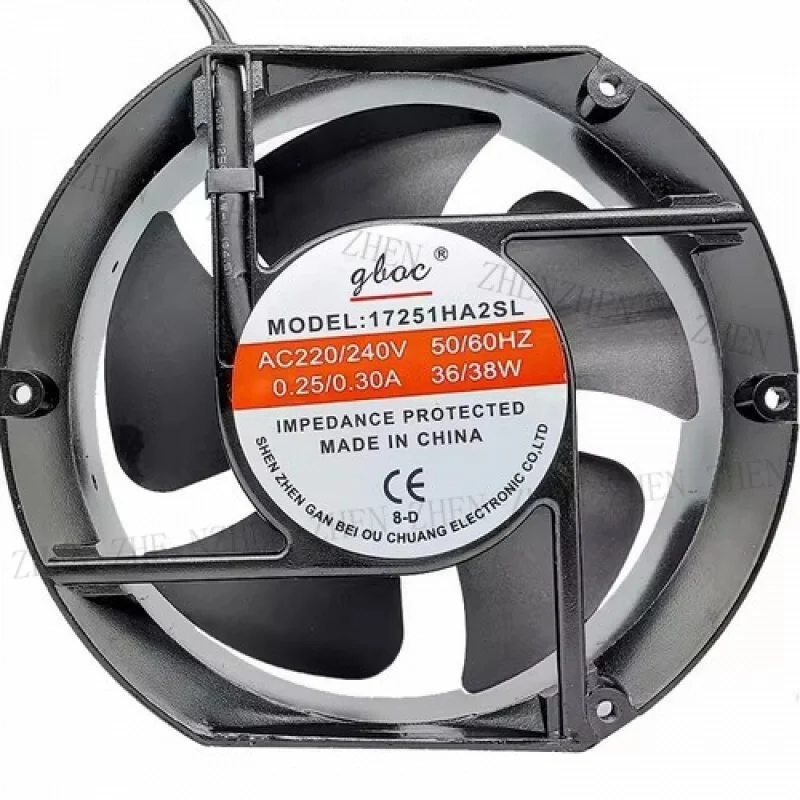 

Y 1PCS 17251HA2SL AC220/240V 0.25/0.30A 35/38W Inverter Cooling Fan