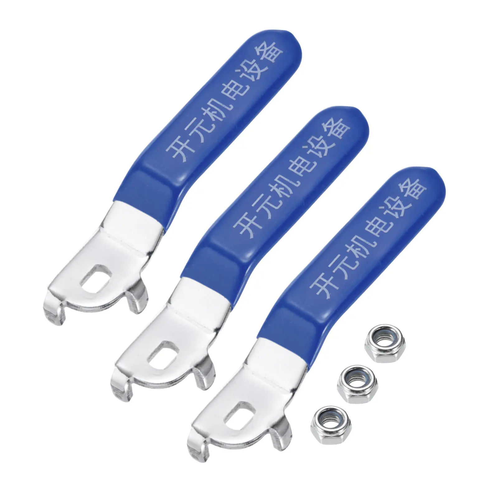 1/3pcs Lever Handle for Ball Valve Metal Valve Handle for Outdoor Faucet Replacement Repair Hose Bib