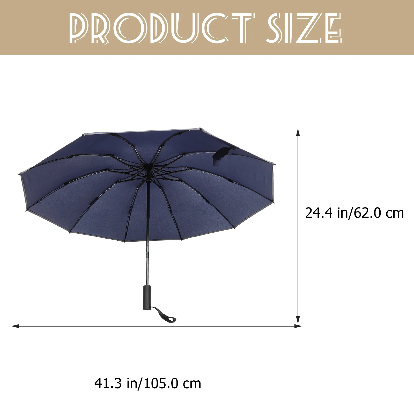 

Compact Reflect Light Umbrella Automatic Folding Sun Rain Proof Uv Protection Durable Practical Nonslip Grip Smooth Lines