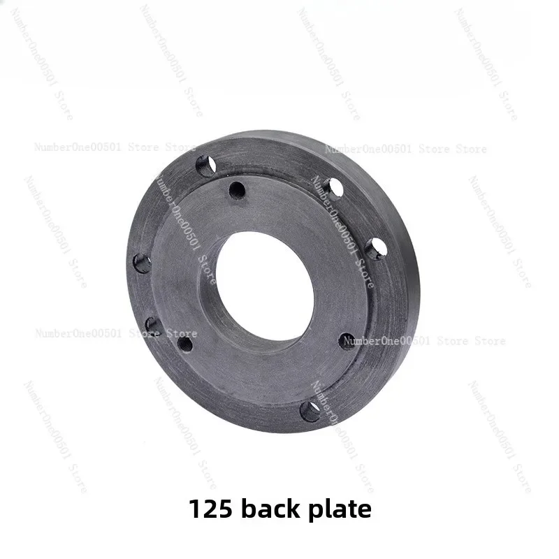 Back Plate Lathe Accessories Instrument Chuck Excessive Disc Connecting Plate100MM/125MM Attachment Instrument