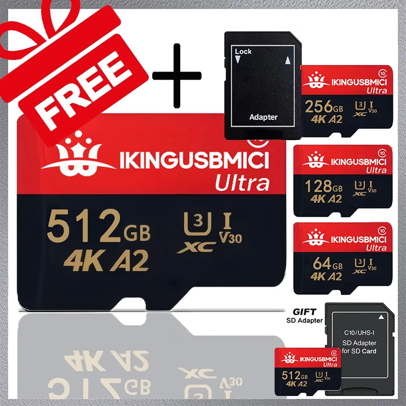 Memory Card and Micro SD Card SD Cards TF Cards Fast Read Write Efficient 32GB/64GB/256GB/512GB for PC Laptop Mac