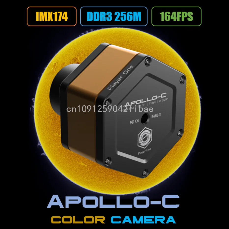 

Солнечная камера Speler Een Apolo-C IMX174Sony IMX174 USB 3.0 Цветная астрономическая камера с высокой частотой кадров