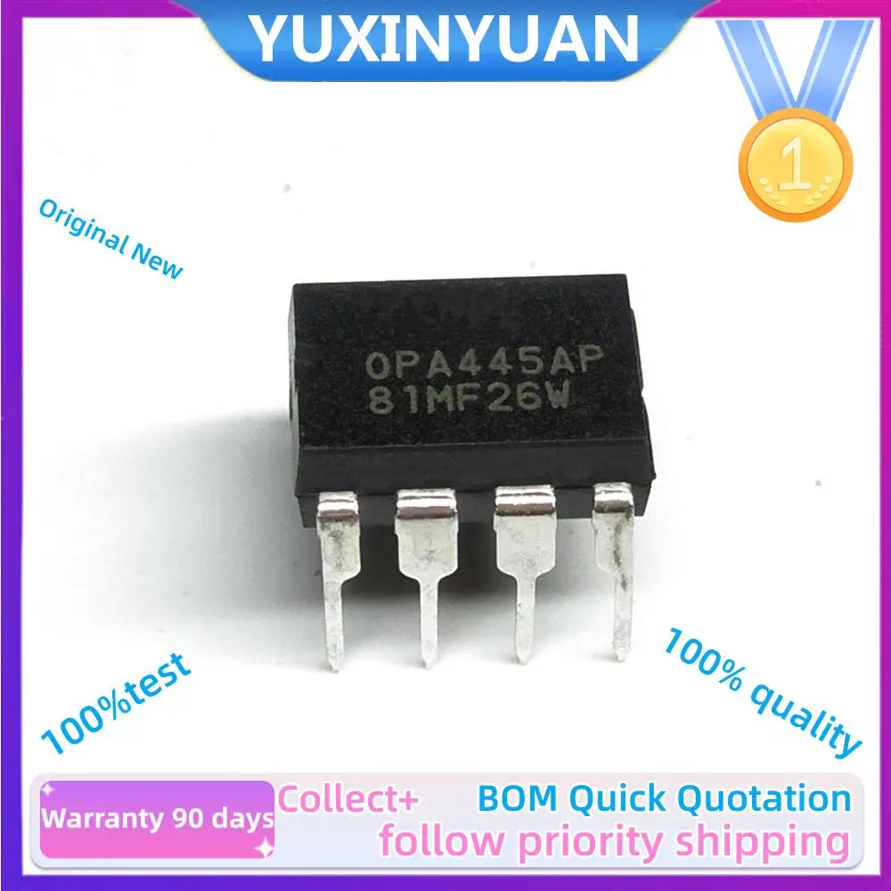 1PCS And NEw Original  OPA445AP  OPA445  DIP8  YUXINYUAN   IC iChip in Stock100%TEst