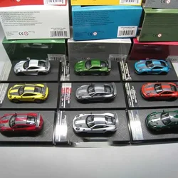 Diecast 1:64 escala original carro 911 modelo liga de metal coleção veículo lembrança exibição brinquedos ornamento mostrar decoração presentes