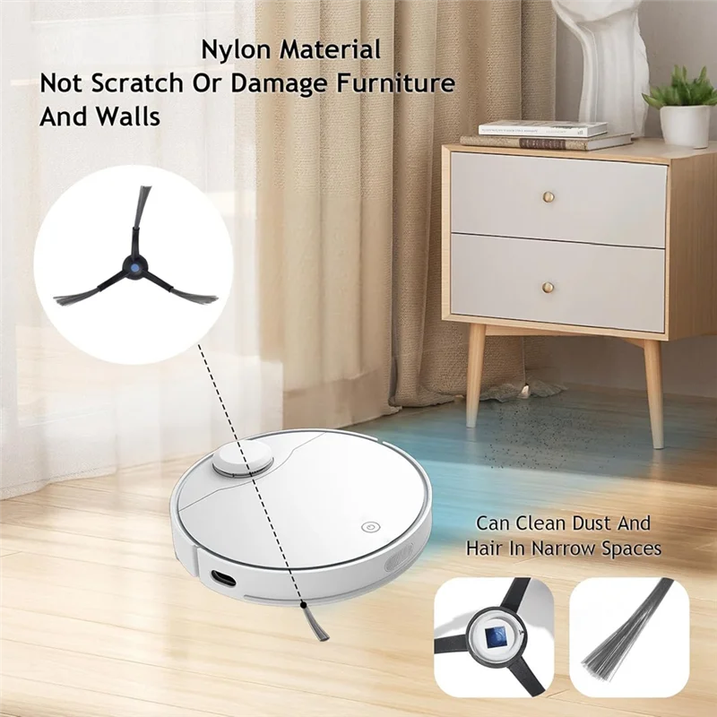 A44T เปลี่ยนสําหรับ Ecovacs T50 Pro Omni / T50 Omni /T50 Max /T50 Max Pro /T50 Pro หุ่นยนต์เครื่องดูดฝุ่นอุปกรณ์เสริม