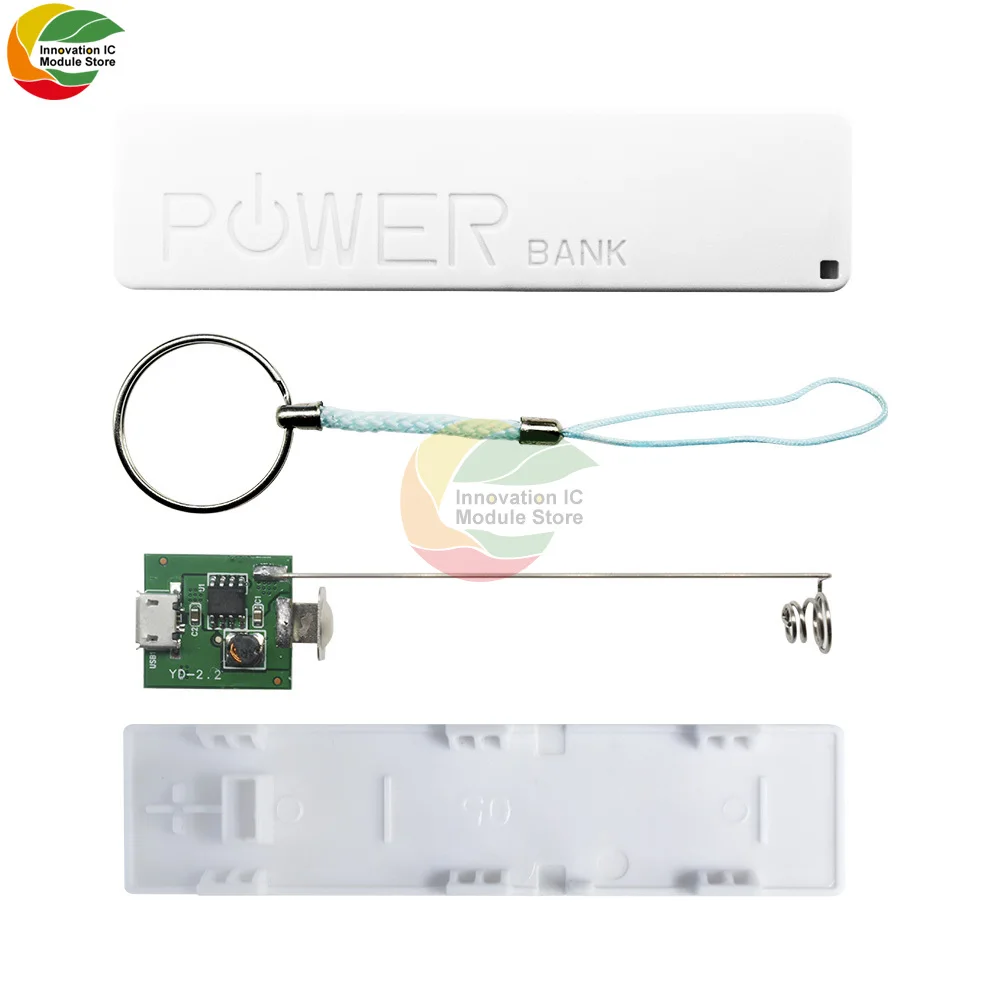 เชื่อมฟรี 1 18650 กล่องแบตเตอรี่, Power Bank แบบพกพา, Power Bank DIY Kit