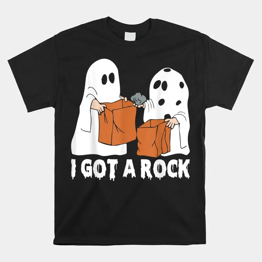 

Funny Boo Ghost Scary I Got A Rock Halloween Shirt