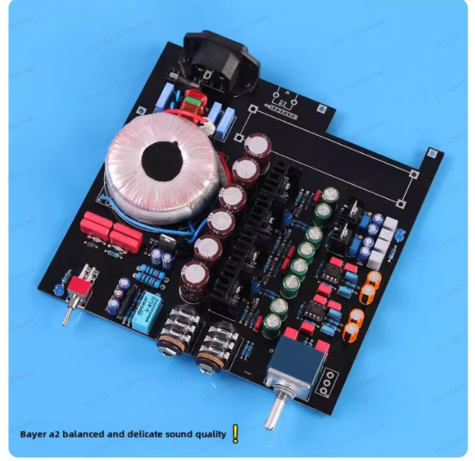 Reference-Grade A2 Headphone Amplifier – Powerful Hi-Fi Amp Available as DIY Kit or Finished Board with Delicate Sound Quality