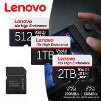 Lenovo Memory Card 128GB Class 10 V60 TF Card 2TB 1TB 512GB 256GB A2 U3 Micro SD Card For Mobile Phone PC Speaker HD Camera PS5