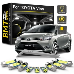 BMTxms For Toyota Vios 2008-2016 2017 2018 2019 2020 2021 Car LED Interior Light Bulb Kit Vehicle Dome Reading Trunk Indoor Lamp