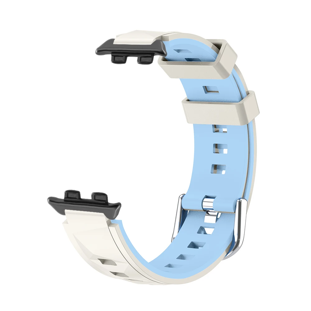 

Quick Release Loop Strap For Honor Band 9 10 Bracelet Ice Crystal Diamond Pattern Washable Silicone Sport Band Watch Accessories