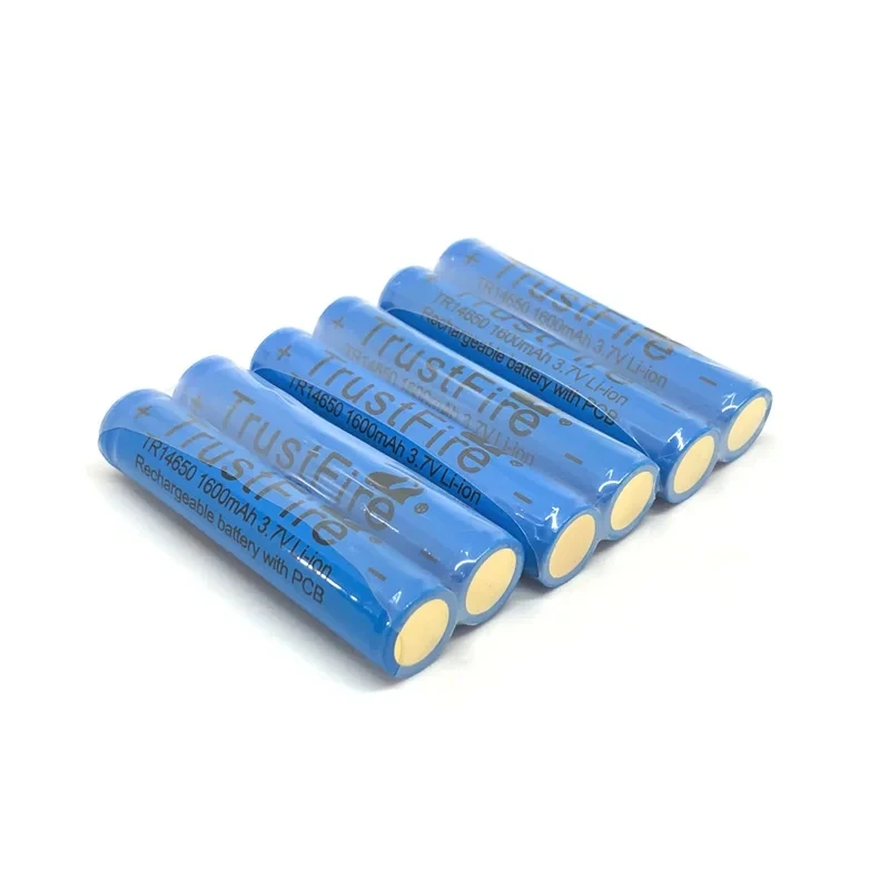 2 sztuk/partia Trustfire 14650 akumulator 3.7V 1600mAh litowo-jonowy aparat latarka latarka bateria