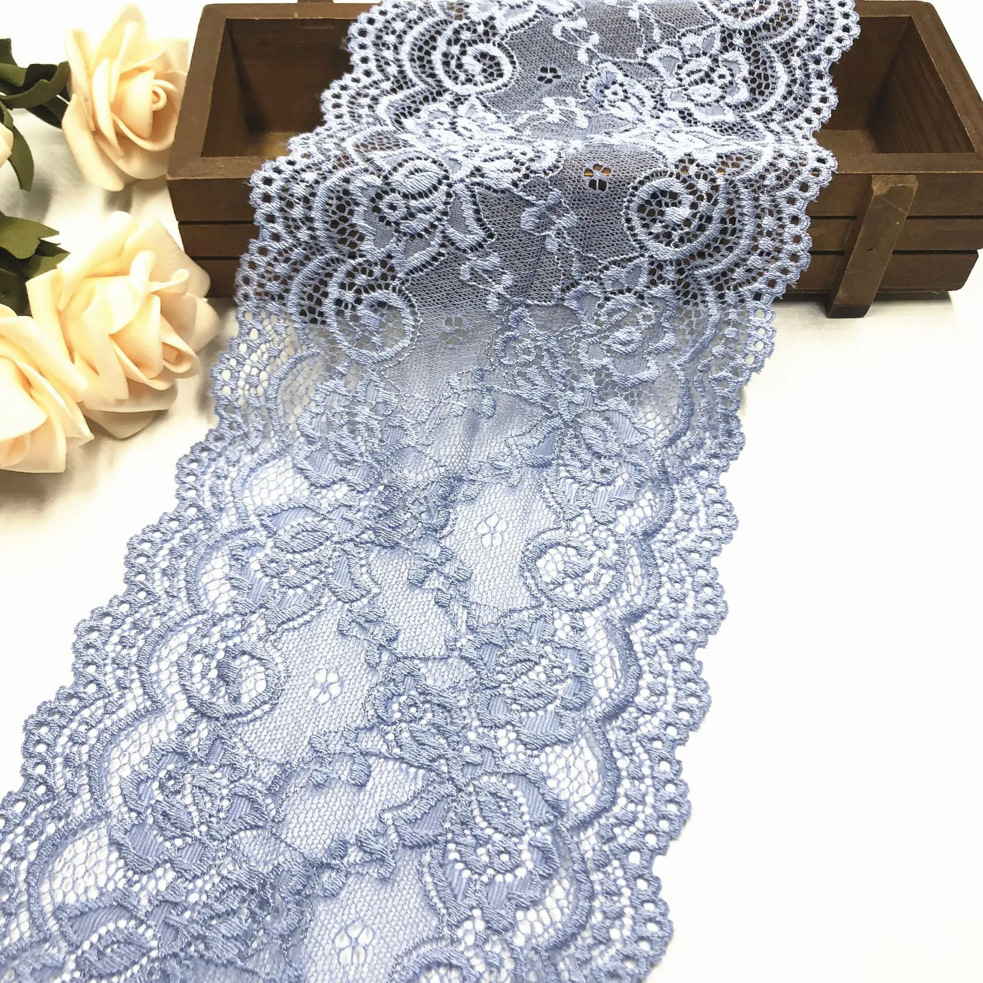 5Meters High Quality Stretch Elastic Lace Ribbon