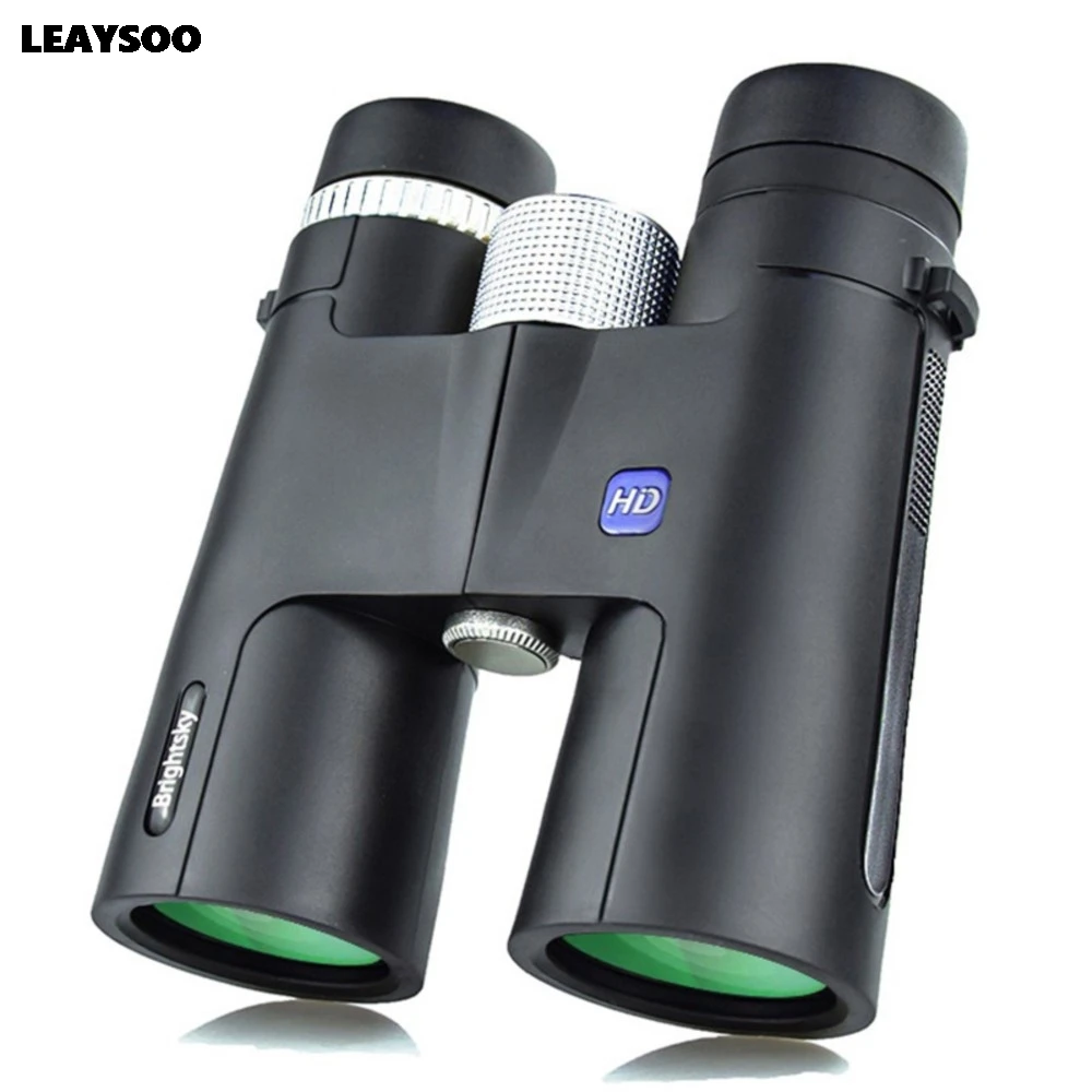 12X42 HD Binoculars Professional BAK4 Roof Prism Phase Coating FMC Waterproof Telescope for Hunting Camping Bird Watching