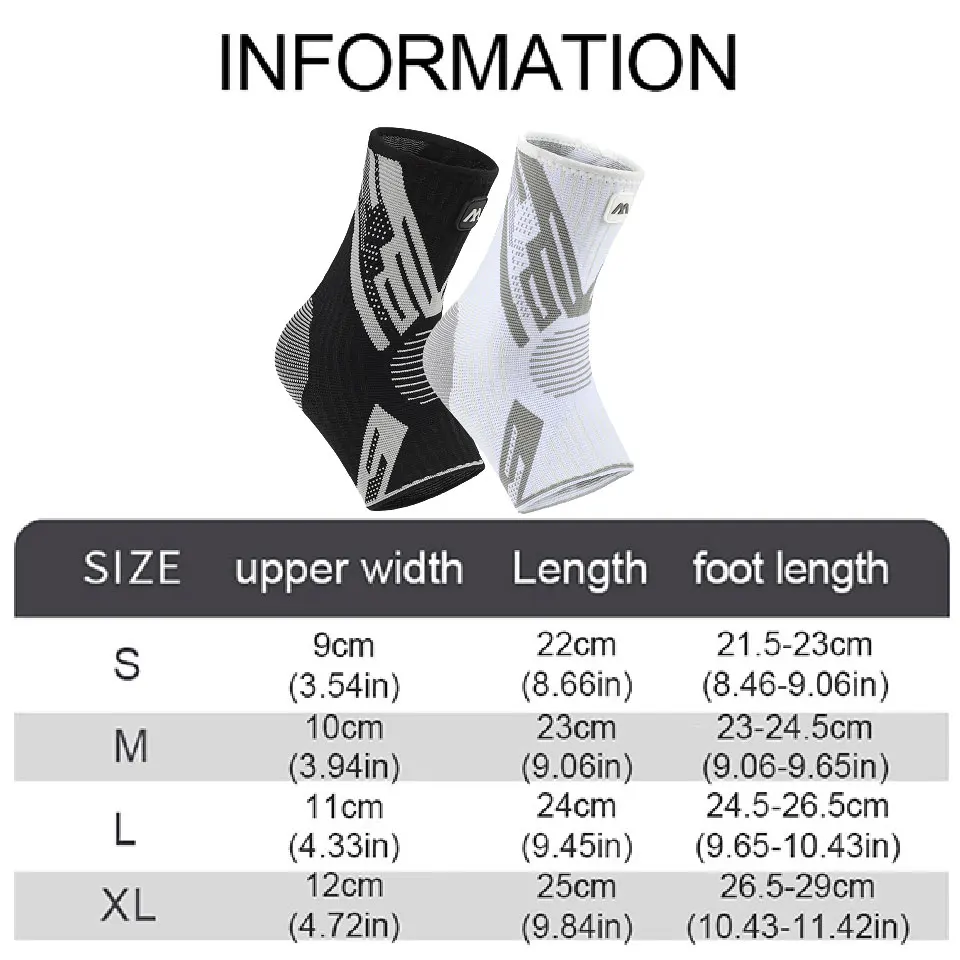 1Pcs Ankle Support Compression Sleeves for Both Men And Women, Designed to Stabilize The Ankle Joint During Fitness And Sports