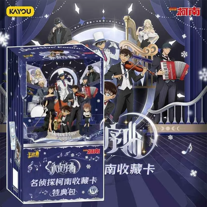 

KAYOU Detective Conan Collectible Cards Overture Of Eternal Night Overture Special Pack Genuine Cards Children Toys Collectors ﻿