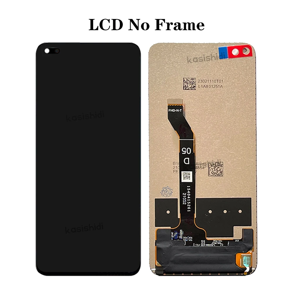 6.67\'\' LCD For Honor 50 Lite NTN-LX1 NTN-L22 LCD Display Touch Screen Digitizer Assembly 100% Test With Frame With Back Glass