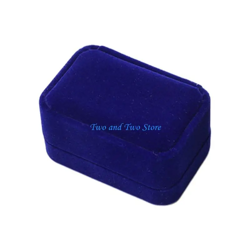HX6F Ring Jewelry Storage Gift Box Ring Earrings Jewelry Counter Display Props