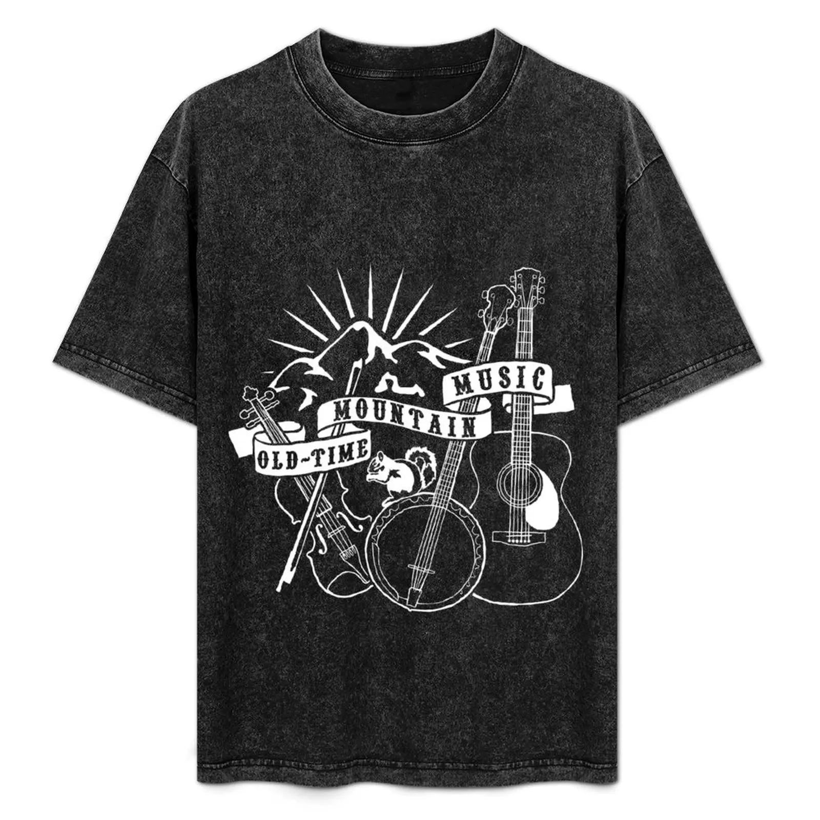 

Old Time Mountain Music T-Shirt Fashion Casual Short Sleeve Top