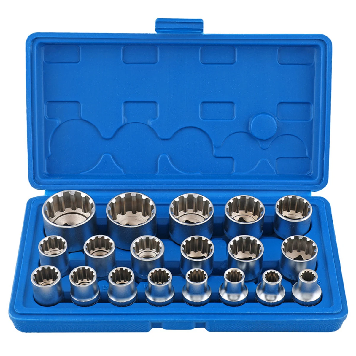 1/2 Socket Wrench Multi-tooth Nut Set Socket for 6/12 Edge Multi-function Tooth Type Short Sleeve