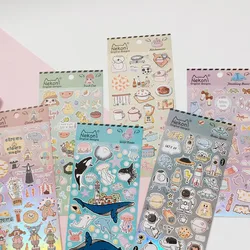 Korean Import Original Nekoni Enjoy Life Stickers Scrapbooking Diy Journal Sticker Cute Deco Art Supplies Gift Prizes Aesthetic