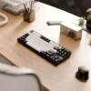 Teclado Chilkey ND TKL con diseño 80% de aluminio CNC, teclado mecánico inalámbrico sin llave para juegos para Mac, Windows 2