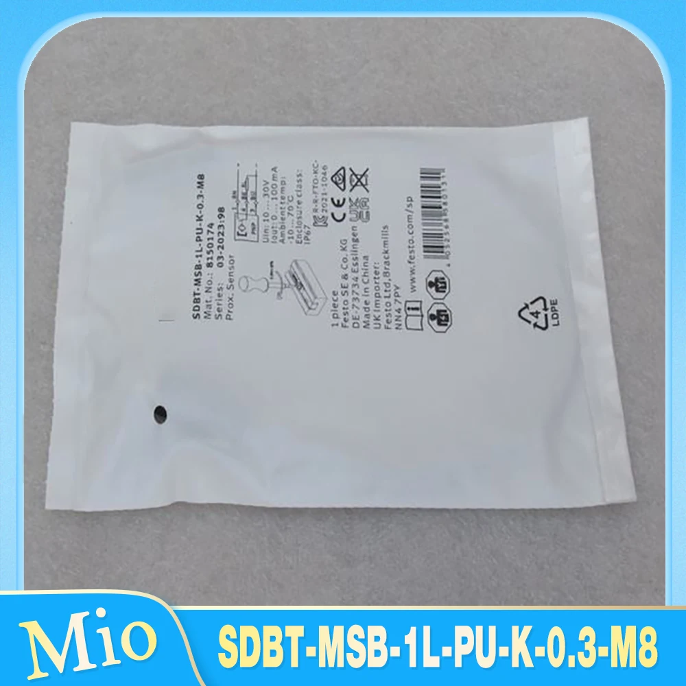 For FESTO Magnetic switch SDBT-MSB-1L-PU-K-0.3-M8 8150174