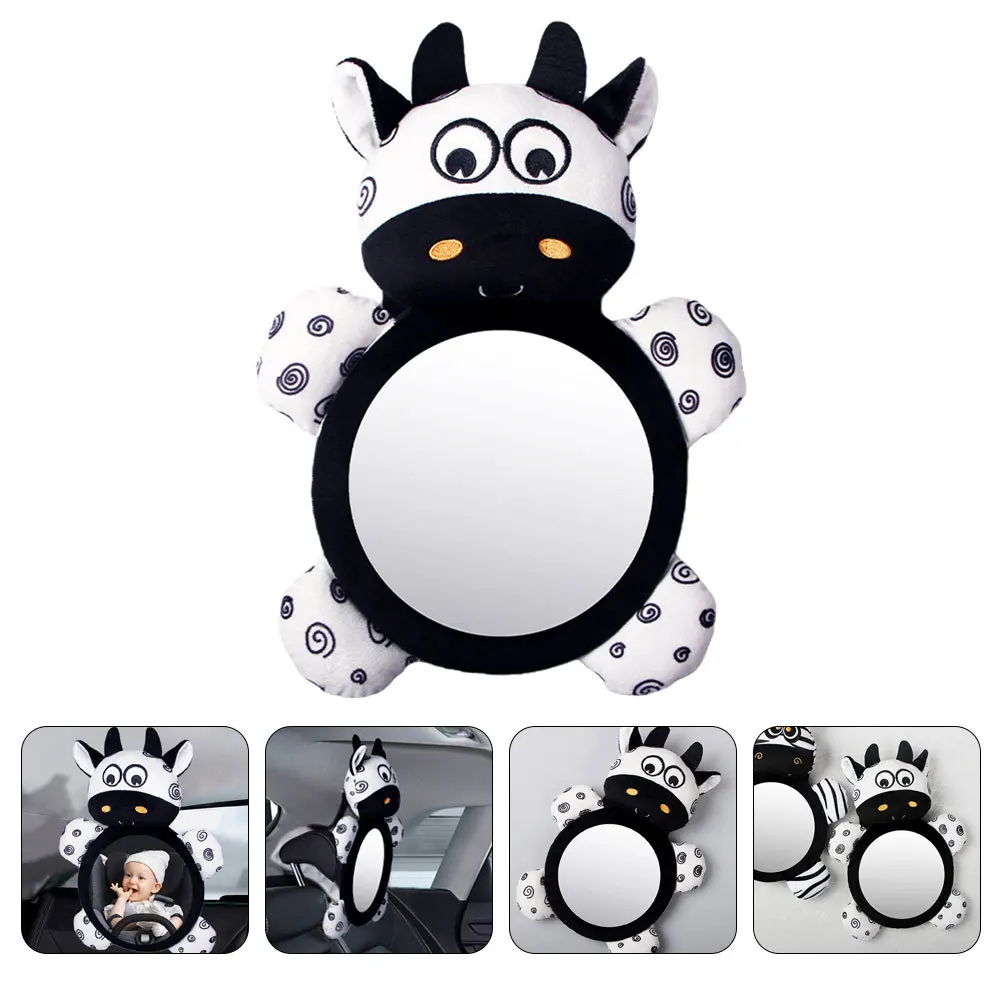 

Car Mirror Rear Facing Safety Seat Cartoon Animal Adjustable High Definition Mirror Carseat Mirrors Rear Facing