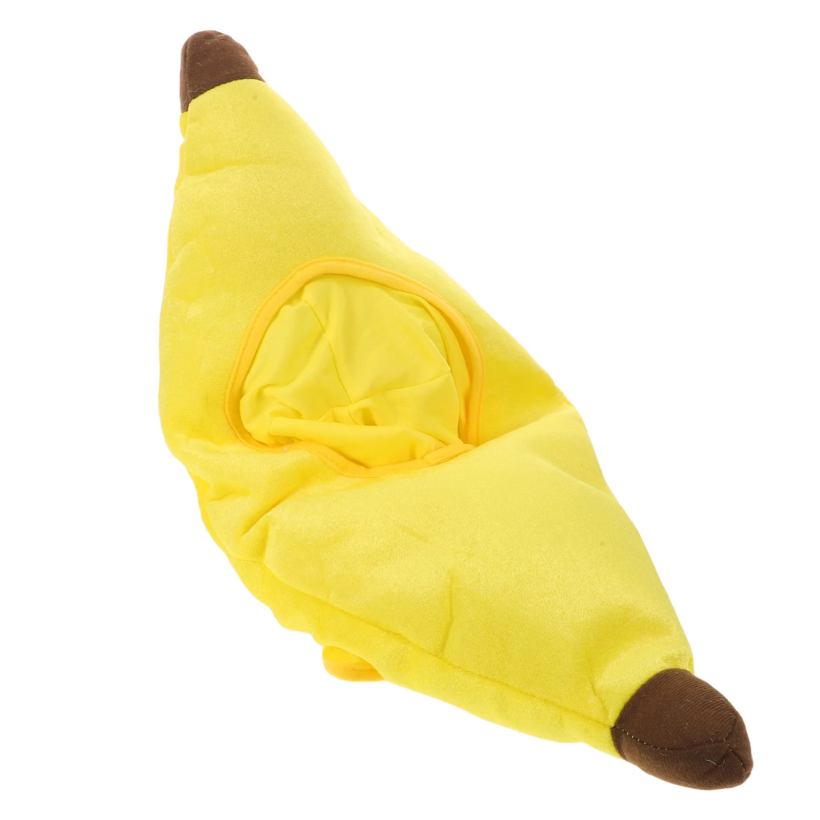 

Funny Banana Hat Party Costume Cute Novelty Fruit Headgear Dress Up Cosplay Photo Prop Tropical Fruit Cap for Adults Teens