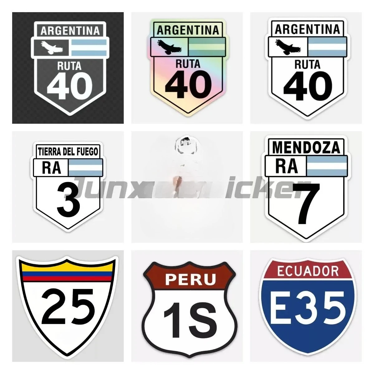 Argentina Ruta 7 3 40 Car Decal Sticker Vinyl Waterproof Material Cars Laptop Boat for Wall Door Window Helmet Car Stickers