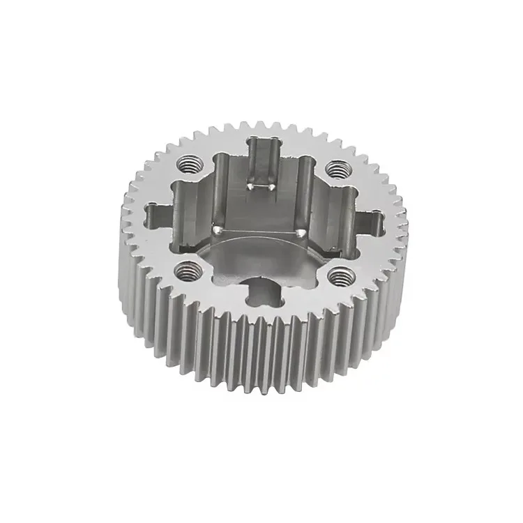 ترس وغطاء تفاضلي من الألومنيوم من Hot Racing لـ Team Associated DR10 Pro SC10 Trophy Rat #1