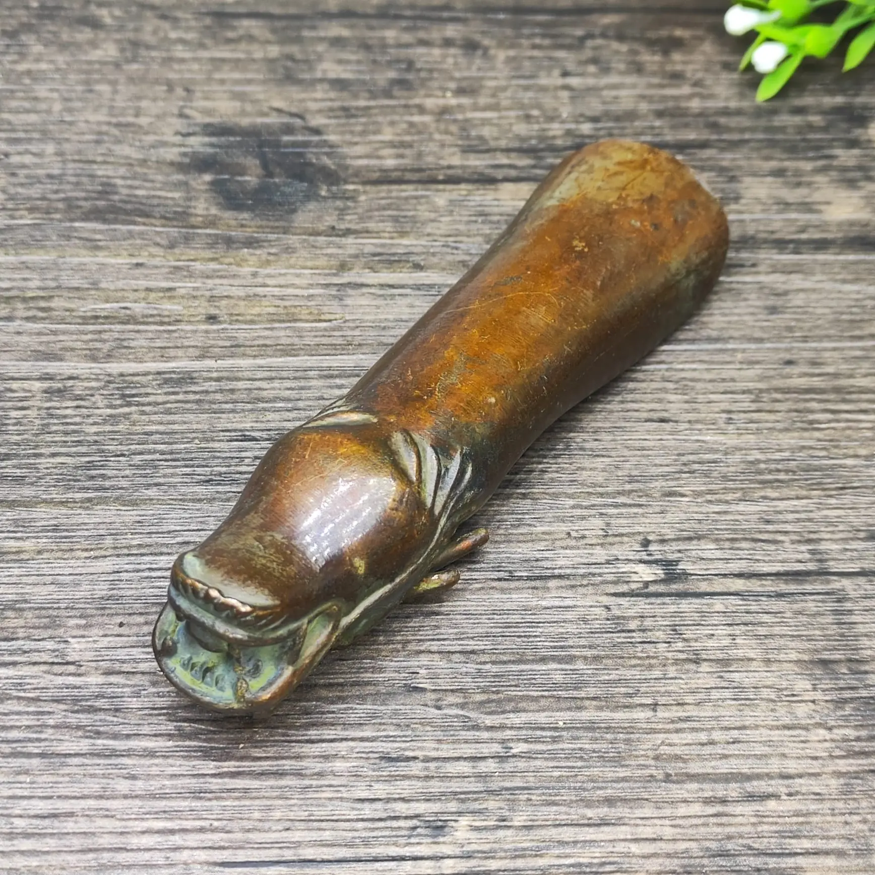 Copper faucet tea shovel Seiko casting tea shovel teaspoon tea artist kung fu tea ceremony accessories Decorative Home Fu