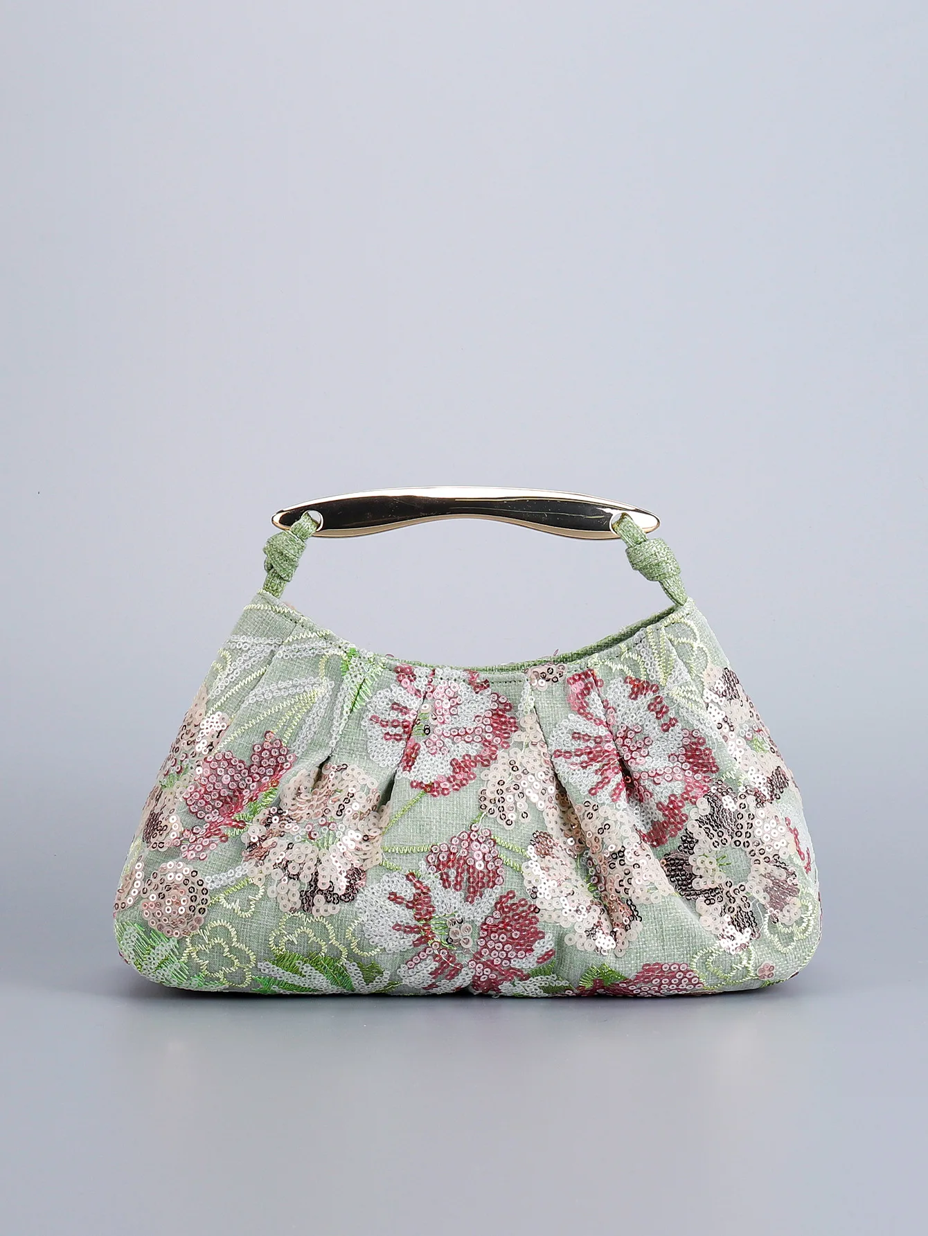 Summer Niche Sequined Bag Women's New Fashion High-end Embroidery Portable Out Small Cross-border High Appearance Level Handbags