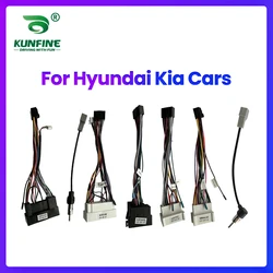 Power Cable For Hyundai Kia Android Car Radio Stereo Car Audio MP5 Player GPS Central Automotive Multimedia Player Accessories