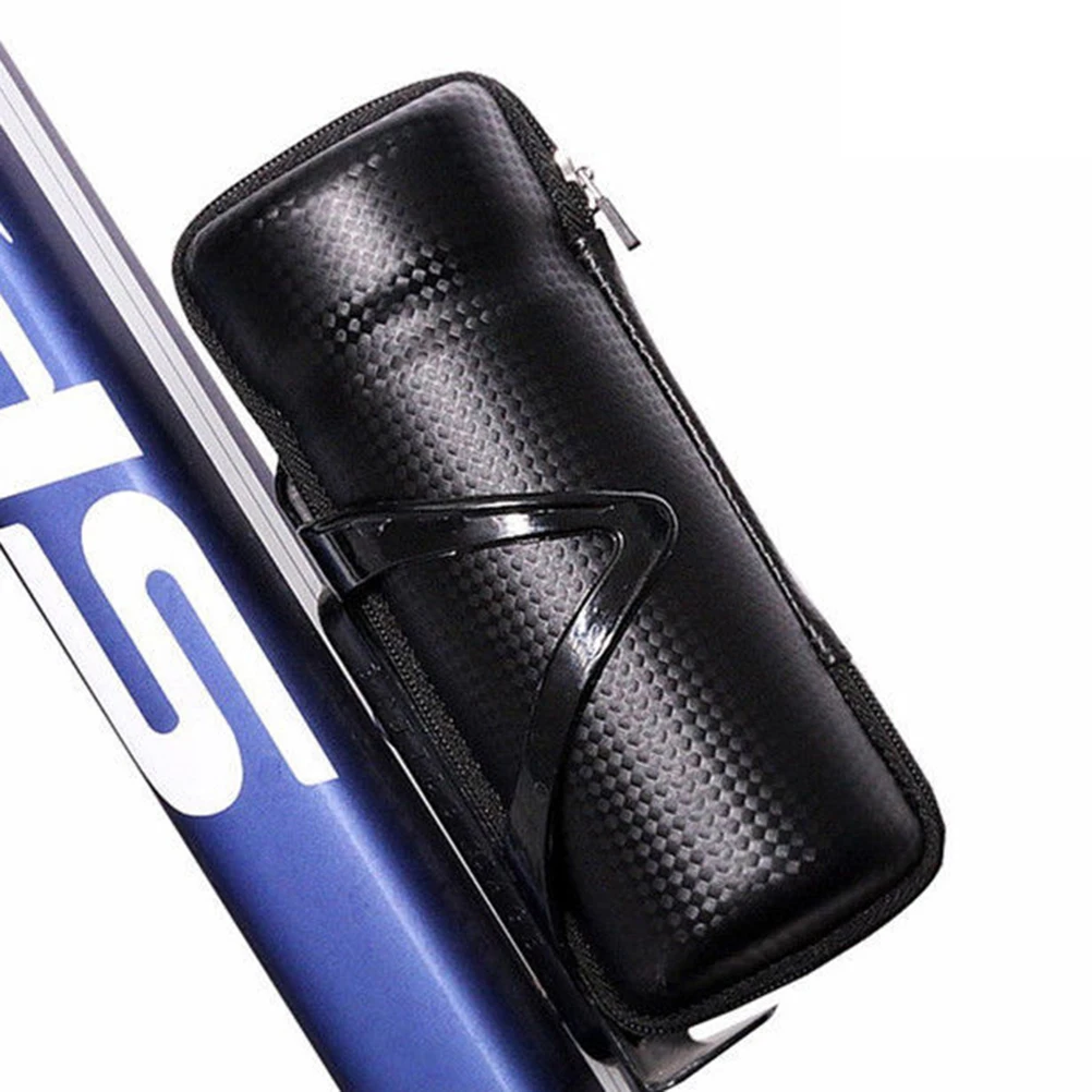 

Frame Bag Kettle Bracket Package Hard Shell Bag Maintenance for Mountain Bike Waterproof(Small,Carbon Pattern)