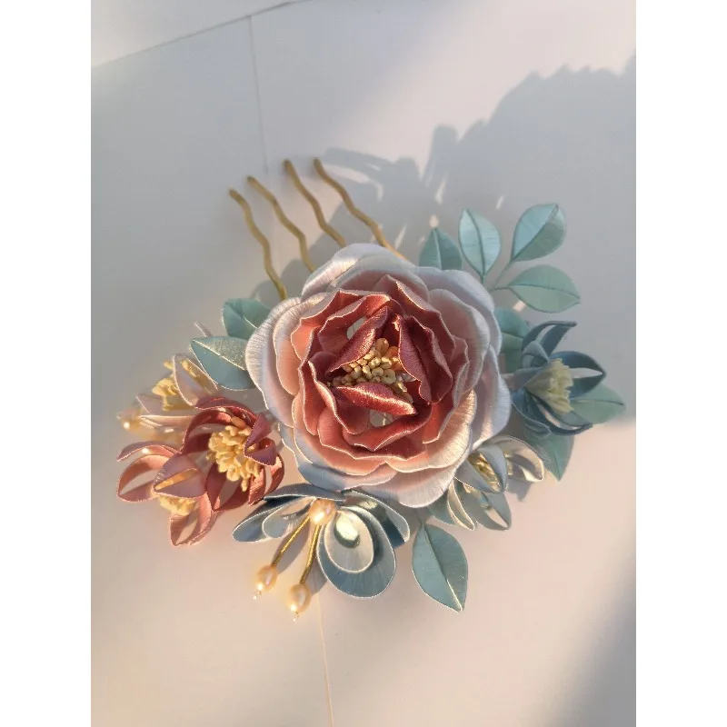 [Chunting Snow] Mingyue Youtan - bean paste color peony hibiscus peony tangled flowers