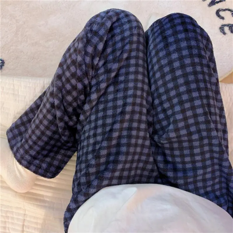 Korean Style Fashionable and Comfortable Women's Home Pants Thick and Sweet Teenage Pants Loose and Cute Girl's Sleeping Pants
