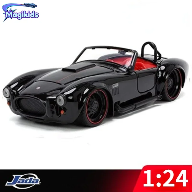 Jada 1:24 1965 Shelby 427 COBRA S/C Diecast Metal Model Car Alloy Toy Car For Kids Crafts Decoration Collection 