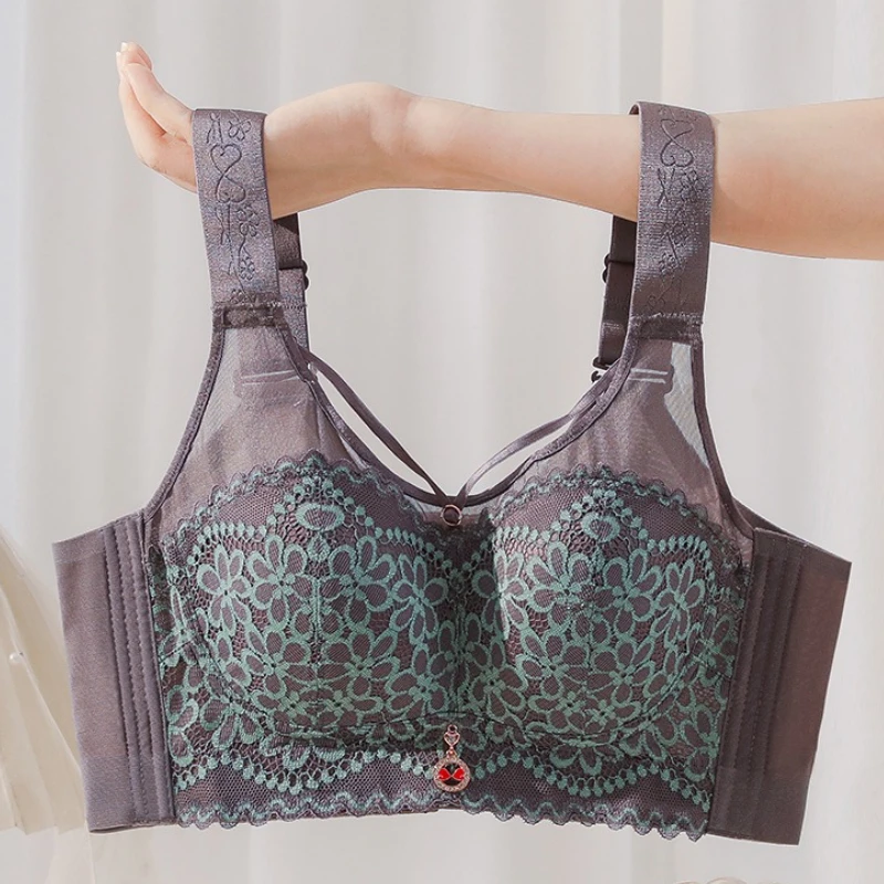 حمالات الصدر التخسيس CDE للنساء حجم كبير السيدات مكافحة الجاذبية رفع Bralette جمع مثير حمالة مكافحة أفرغت ضبط الصدر