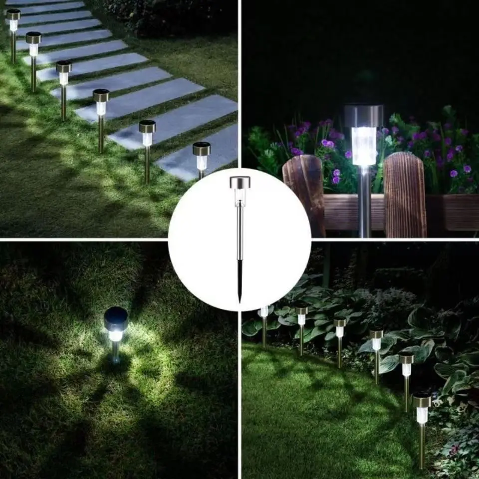 Outdoor Solar Lights Garden Lights Solar Powered Lamp Lantern Waterproof Landscape Lighting Pathway Yard Lawn Garden Decoration