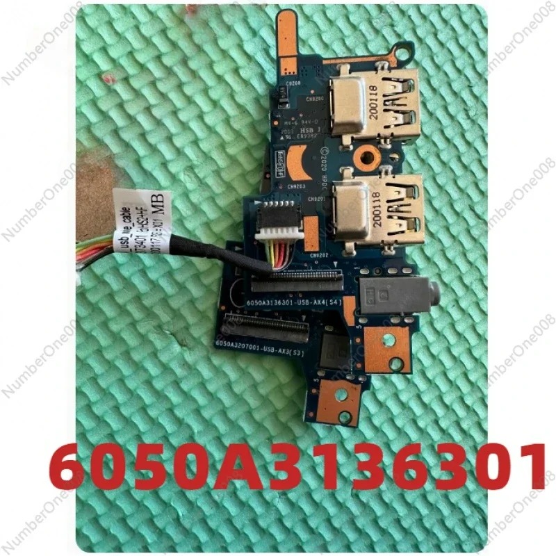 Origina for HP EliteBook 840 G7 745 G7 USB audio jack IO board 6050a3136301 send Cable