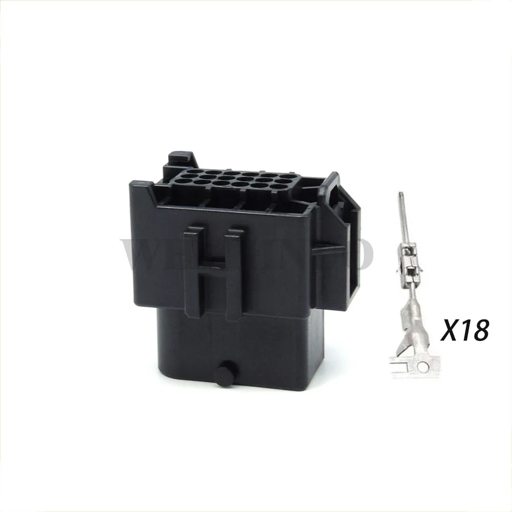 18 Way  1897686-2   Female Audio Socket Tweeter Plug Auto Automotive Instrument Station Connector