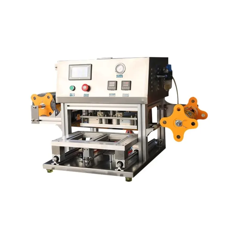 220V  Easy To Operate Electric Sealing Machine Portable Automatic Tray Sealer With Pneumatic