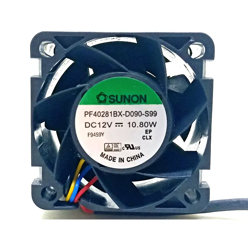 

PF40281BX-D090-S99 DC12V 10.8W 40x40x28MM 4cm 4Lines PWM Computer Cooling fan