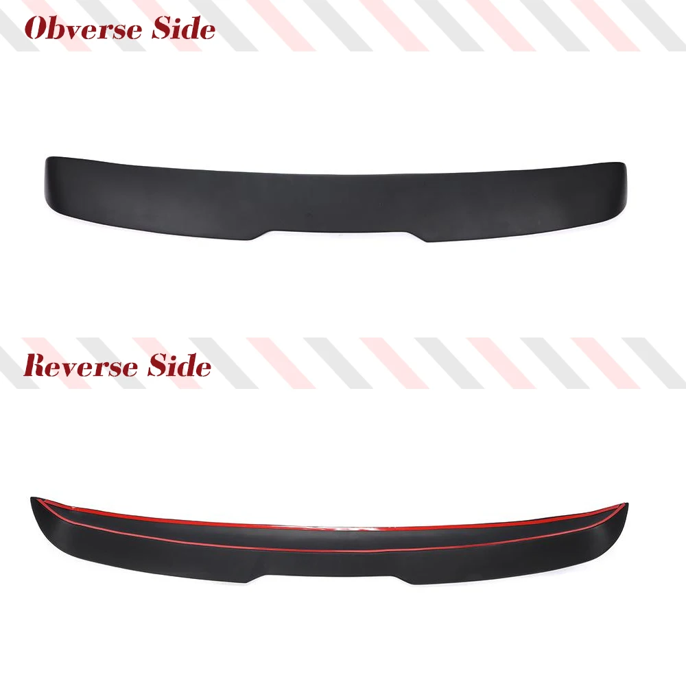 FRP Unpainted Primer Black Rear Roof Top Lip Wing Spoiler for Volkswagen VW Multivan T5 2012 - 2016 Roof Racing Spoiler Wing