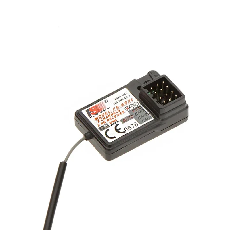 Flysky FS-GR3E AFHDS 2.4G 3CH Receiver for FS-GT2 FS-GT2B FS-GT3B FS-GT3C FZ-IT4S RC Car Boat