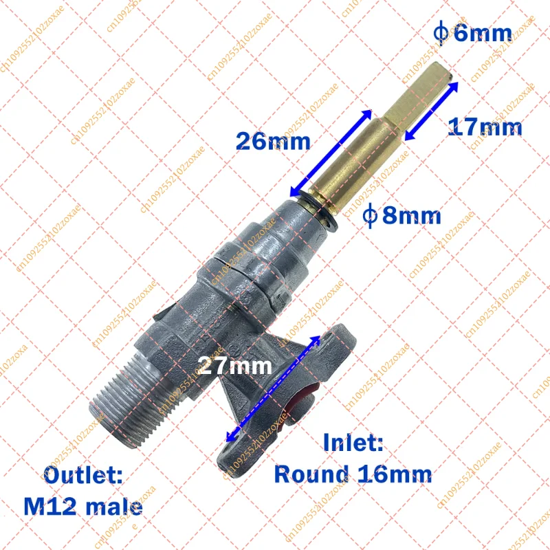 for Laite 1/2PSI Surface Burner Control Valve for Gas Cooktop Oven Range