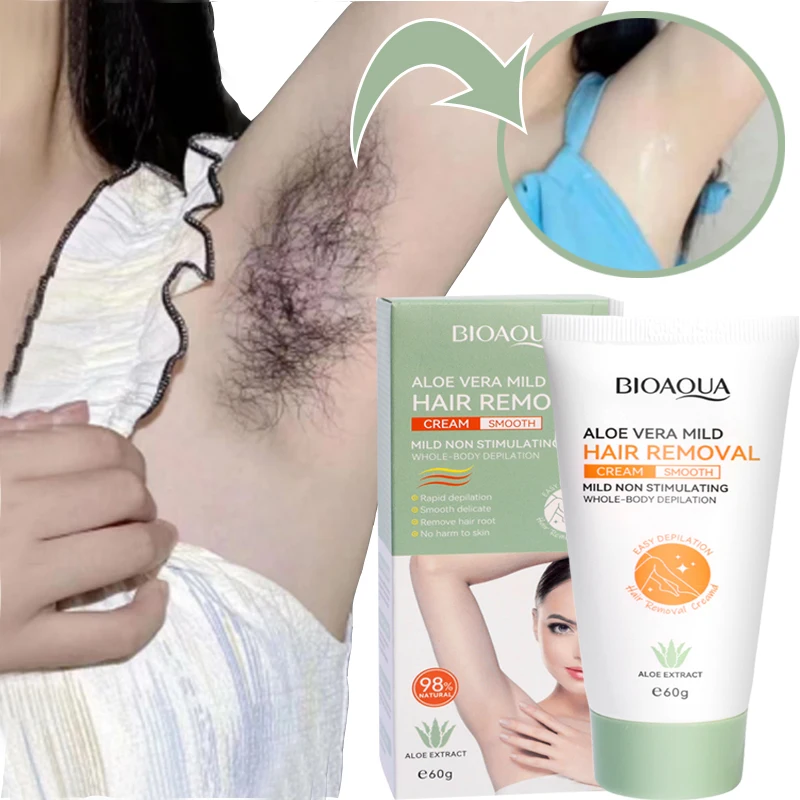 Painless Hair Removal Underarm Facial Body Leg Arm Depilatory Cream Skin Care Fast Effective Powerful Hair Removal for Men Women